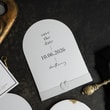 Siyah Gold Oval Boho Davetiye