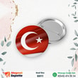Türk Bayraklı Buton Rozet