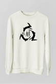  Afi Beyaz Unisex Sweatshirt