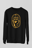 1 Mayıs Baskılı Unisex Siyah Sweatshirt