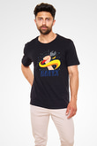 1 Mayıs Baskılı Unisex Siyah Tişört - Tshirt