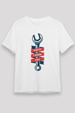 1 Mayıs Unisex Baskılı Beyaz Tişört - Tshirt