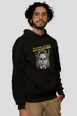 1000mods Baskılı Unisex Siyah Hoodie