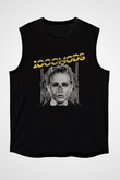 1000mods Baskılı Unisex Siyah Kolsuz Tişört - Tshirt