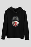 12 Maymun (12 Monkeys) Baskılı Unisex Siyah Hoodie