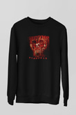 1349 Baskılı Unisex Siyah Sweatshirt