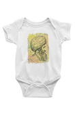 1453 Baskılı Beyaz Unisex Bebek Body - Zıbın
