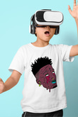 21 Savage Baskılı Beyaz Unisex Beyaz Çocuk Tişört - Tshirt