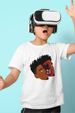 21 Savage Baskılı Beyaz Unisex Beyaz Çocuk Tişört - Tshirt