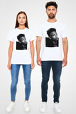 21 Savage Baskılı Unisex Beyaz Tişört - Tshirt