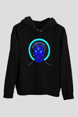 21 Savage Baskılı Unisex Siyah Hoodie