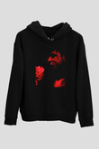 21 Savage Baskılı Unisex Siyah Hoodie