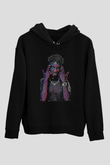 21 Savage Baskılı Unisex Siyah Hoodie