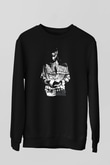 21 Savage Baskılı Unisex Siyah Sweatshirt