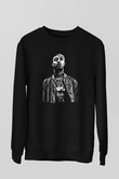 21 Savage Baskılı Unisex Siyah Sweatshirt