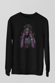 21 Savage Baskılı Unisex Siyah Sweatshirt