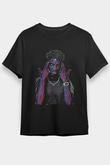 21 Savage Baskılı Unisex Siyah Tişört - Tshirt