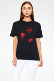 21 Savage Baskılı Unisex Siyah Tişört - Tshirt