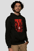 28 Days Later Baskılı Unisex Siyah Hoodie