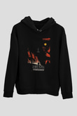 28 Days Later Baskılı Unisex Siyah Hoodie