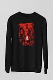 28 Days Later Baskılı Unisex Siyah Sweatshirt