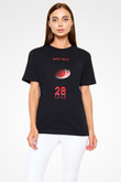28 Days Later Baskılı Unisex Siyah Tişört - Tshirt