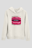 30 Seconds To Mars Baskılı Unisex Beyaz Hoodie