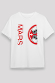 30 Seconds To Mars Baskılı Unisex Beyaz Tişört