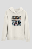 30 Seconds To Mars Baskılı Unisex Beyaz Hoodie