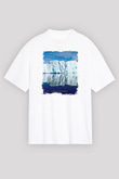 30 Seconds To Mars Baskılı Unisex Beyaz Oversize Tişört