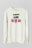30 Seconds To Mars Baskılı Unisex Beyaz Sweatshirt
