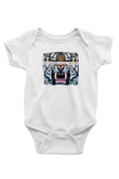 30 Seconds To Mars Baskılı Unisex Beyaz Bebek Body - Zıbın