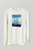 30 Seconds To Mars Baskılı Unisex Beyaz Sweatshirt