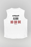30 Seconds To Mars Baskılı Unisex Beyaz Kolsuz Tişört