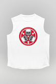 30 Seconds To Mars Baskılı Unisex Beyaz Kolsuz Tişört