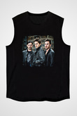 30 Seconds To Mars Baskılı Unisex Siyah Kolsuz Tişört