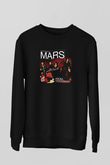 30 Seconds To Mars Baskılı Unisex Siyah Sweatshirt