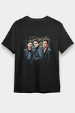 30 Seconds To Mars Baskılı Unisex Siyah Tişört