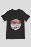 30 Seconds To Mars Baskılı Unisex Siyah V Yaka Tişört