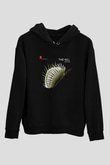 30 Seconds To Mars Baskılı Unisex Siyah Hoodie