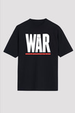 30 Seconds To Mars Baskılı Unisex Siyah Oversize Tişört