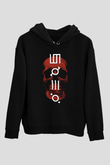 30 Seconds To Mars Siyah Unisex Hoodie