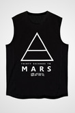 30 Seconds To Mars Siyah Unisex Kolsuz Tişört