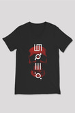 30 Seconds To Mars Siyah Unisex V Yaka Tişört T-Shirt