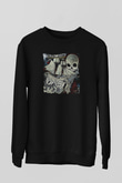 36 Crazyfists Baskılı Unisex Siyah Sweatshirt