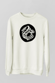 42 decibel Baskılı Unisex Beyaz Sweatshirt