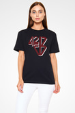 42 Decibel Siyah Unisex Tişört T-Shirt - TişörtFabrikası