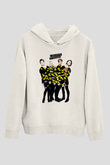 5 Seconds Of Summer Beyaz Unisex Kapşonlu Sweatshirt