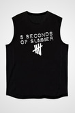 5 Seconds Of Summer Siyah Unisex Kolsuz Tişört