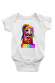 6ix9ine Baskılı Beyaz Unisex Bebek Body - Zıbın